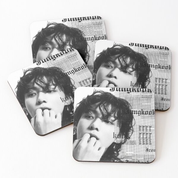 Item preview, Jungkook Vintage newspaper design designed and sold by Mooncreates7.