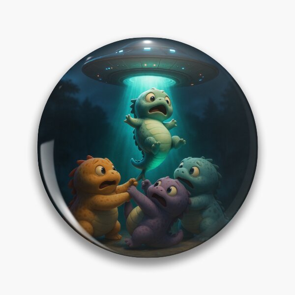 Item preview, “UFO Abduction of the Chubby Little Naga” designed and sold by SommanasShop.