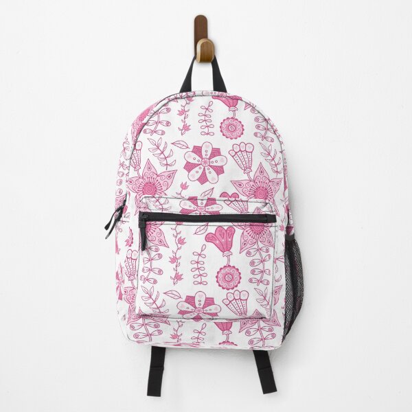 Item preview, Pink Leaves and Flower Pattern designed and sold by QaisarAfridi.