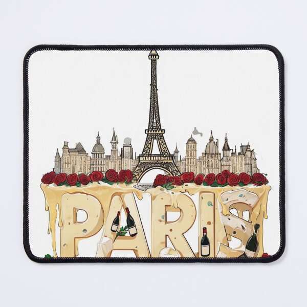 Item preview, PARIS Cheese City of Love Travel, Aestetic, Trendy,Reloaded, Viral Drop 2025 designed and sold by Imaginarium of Chaos falcon88 .