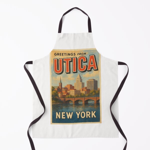 Item preview, Downtown Utica New York Cityscape designed and sold by Places On Earth.