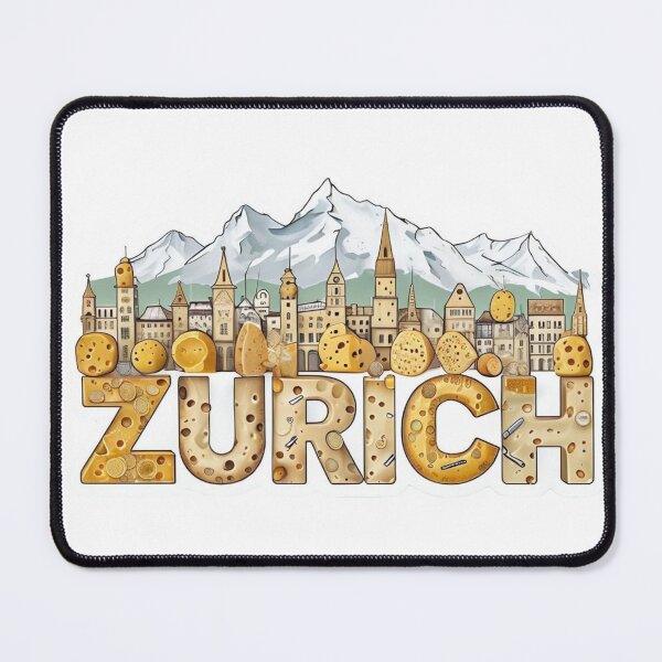 Item preview, ZURICH Alpine Cheese Fortress Travel, Aestetic, Trendy,Reloaded, Viral Drop 2025 designed and sold by Imaginarium of Chaos falcon88 .