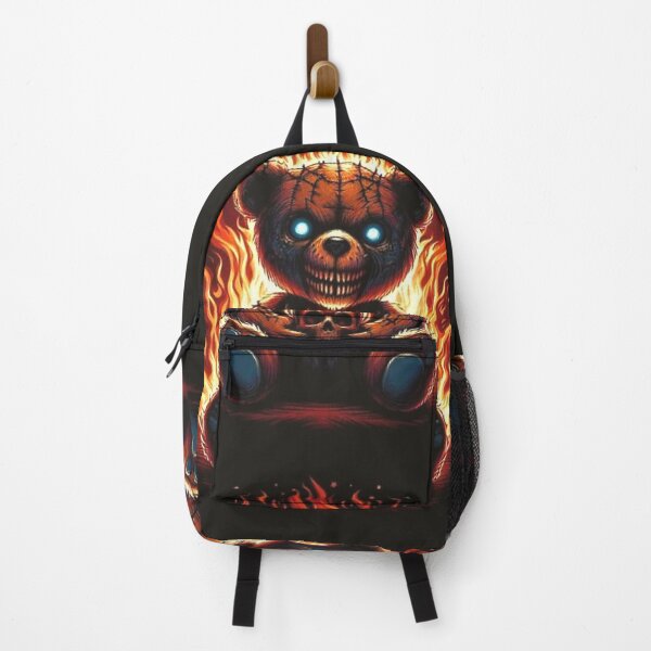 Item preview, Burning Fire Teddybear Scary Skull and Thorns designed and sold by KTGim.