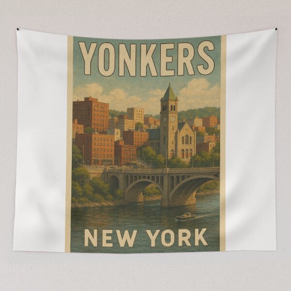 Item preview, Yonkers New York Riverfront View designed and sold by Places On Earth.