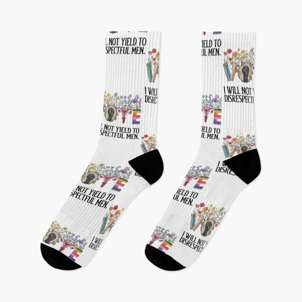 Item preview, I Will Not Yield to Disrespectful Men Floral, Feminist, Pro-American Rights designed and sold by deristageagadir.