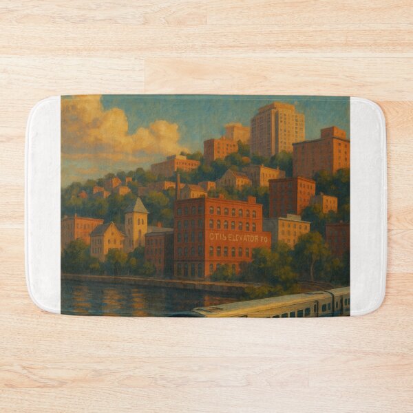 Item preview, Yonkers New York Train by the River designed and sold by Places On Earth.