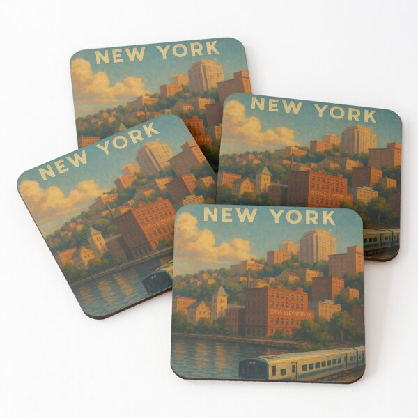 Item preview, Yonkers New York Train by the River designed and sold by Places On Earth.