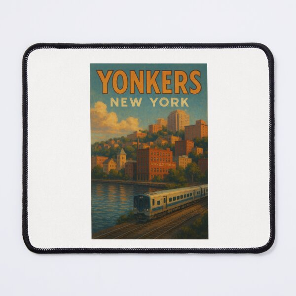 Item preview, Yonkers New York Train by the River designed and sold by Places On Earth.