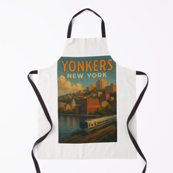 Item preview, Yonkers New York Train by the River designed and sold by Places On Earth.