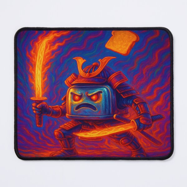 Item preview, Toaster Samurai | Psychedelic Warrior Wall Art designed and sold by buzzprints1234.