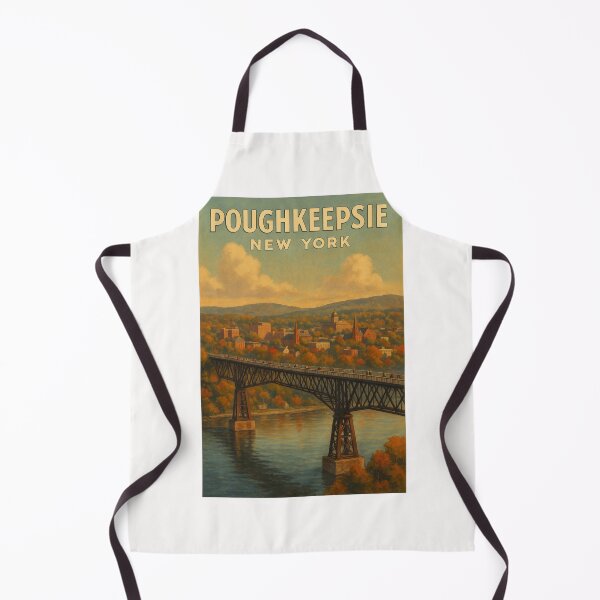 Item preview, Poughkeepsie Autumn Skyline and Walkway designed and sold by Places On Earth.