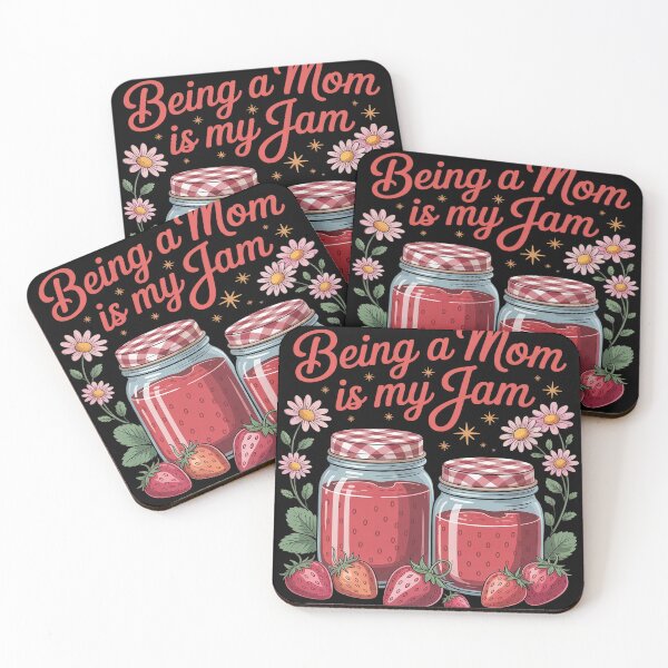 Item preview, Mother’s Day Being a Mom Is My Jam Strawberry Jar Cute designed and sold by MAKOPOKOShop.