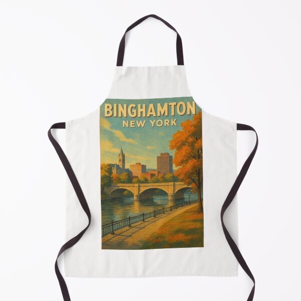 Item preview, Binghamton New York Riverside in Fall designed and sold by Places On Earth.