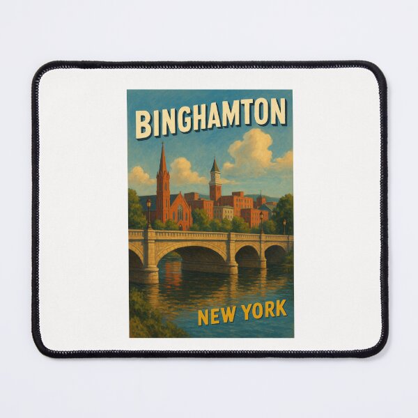 Item preview, Binghamton New York Historic Downtown View designed and sold by Places On Earth.