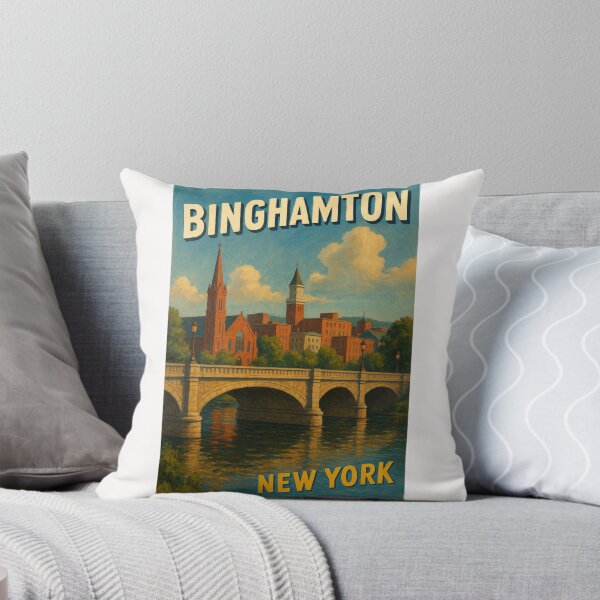 Item preview, Binghamton New York Historic Downtown View designed and sold by Places On Earth.