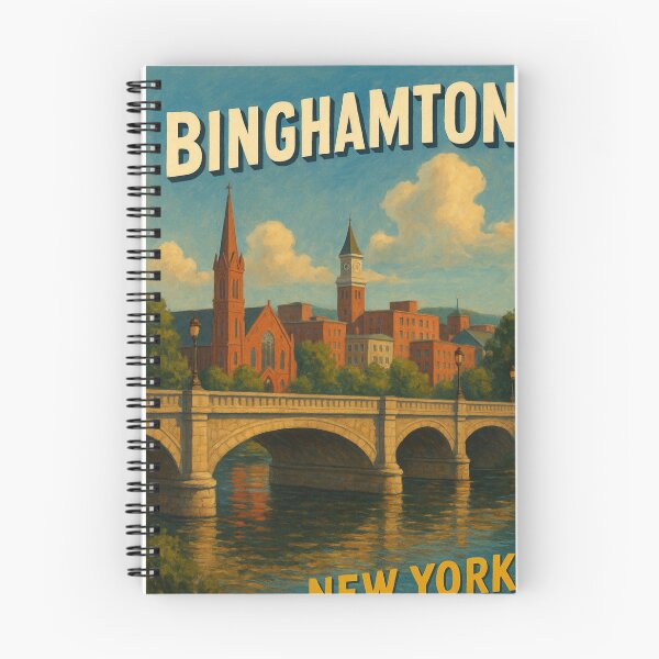 Item preview, Binghamton New York Historic Downtown View designed and sold by Places On Earth.