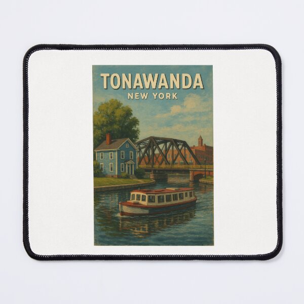 Item preview, Tonawanda New York Erie Canal View designed and sold by Places On Earth.