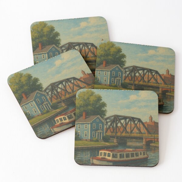 Item preview, Tonawanda New York Erie Canal View designed and sold by Places On Earth.