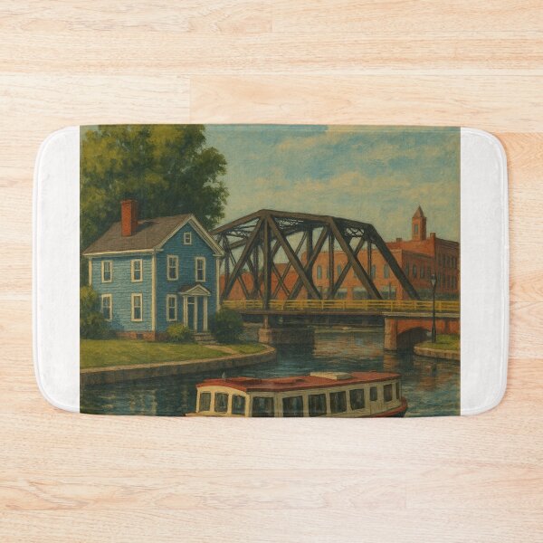 Item preview, Tonawanda New York Erie Canal View designed and sold by Places On Earth.
