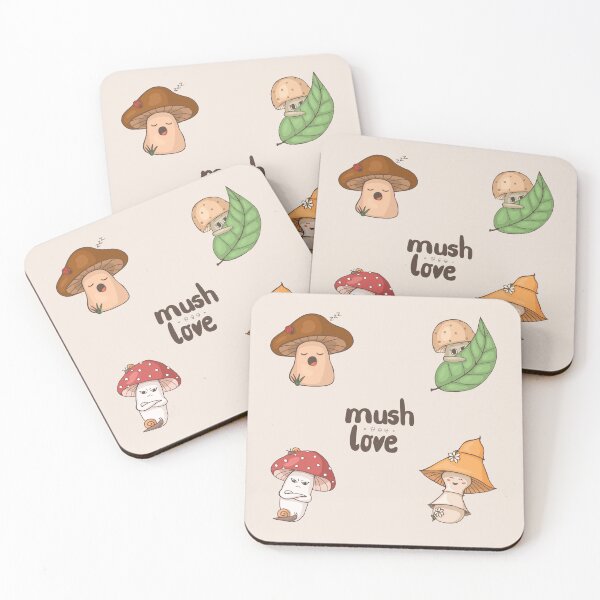 Item preview, Mushroom Friends - cute sticker pack from the enchanted forest designed and sold by paintyfiction.