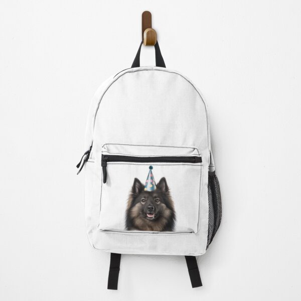 Item preview, Cute Keeshond dog with Party Hat Birthday Celebration designed and sold by LazyOwlStore.