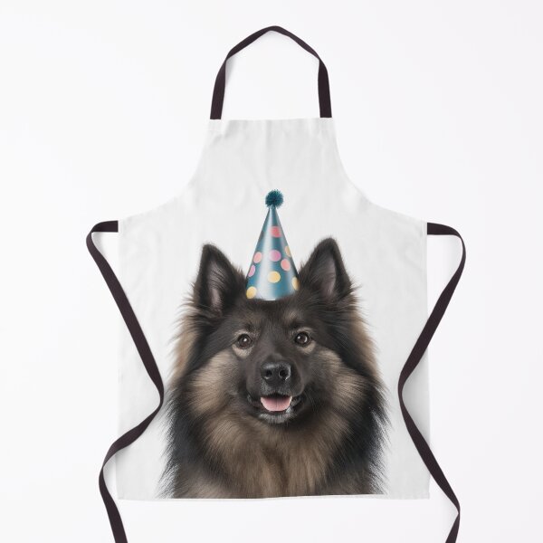 Item preview, Cute Keeshond dog with Party Hat Birthday Celebration designed and sold by LazyOwlStore.