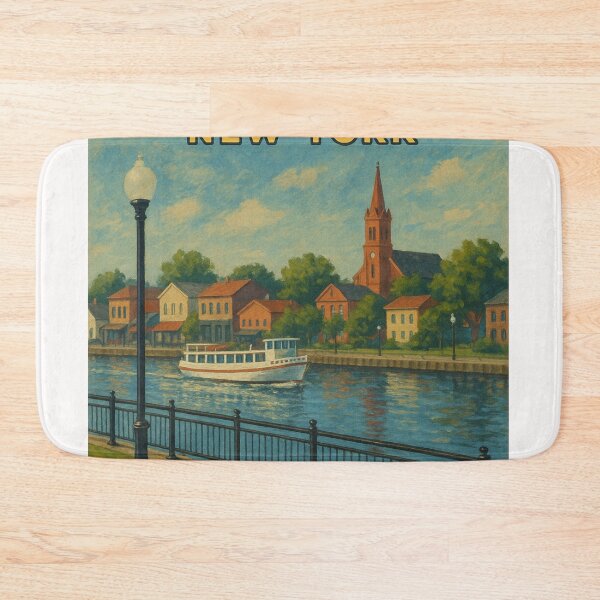 Item preview, Tonawanda New York Riverside Church View designed and sold by Places On Earth.
