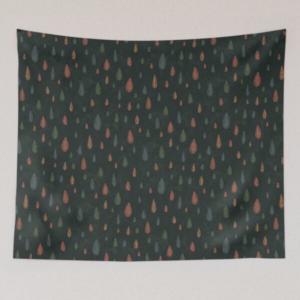 Item preview, Embrace the beauty of the season with this unique hand-drawn leaf pattern. Its earthy palette and organic forms create a calming, versatile design for countless applications designed and sold by NelenaArt.
