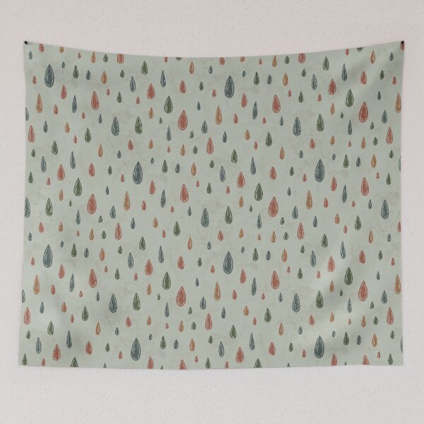 Item preview, Embrace the beauty of the season with this unique hand-drawn leaf pattern. Its earthy palette and organic forms create a calming, versatile design for countless applications designed and sold by NelenaArt.