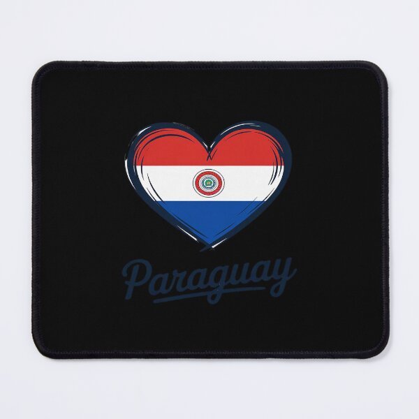 Item preview, Patriotic Paraguay Cute Heart Paraguayan Map Flag designed and sold by splindoershop.