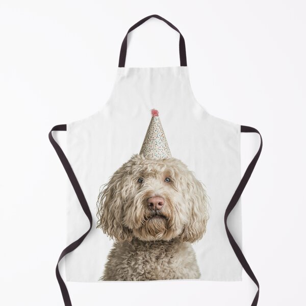 Item preview, Cute Komondor dog with Party Hat Birthday Celebration designed and sold by LazyOwlStore.