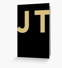 Justin Timberlake JT Greeting Card