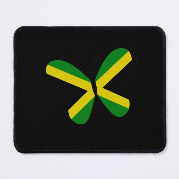Item preview, Jamaican butterfly Flag Jamaica designed and sold by varioarts.