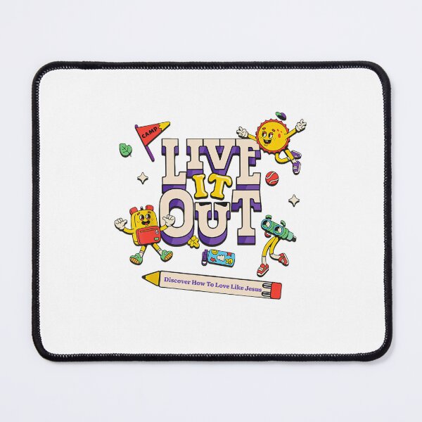 Item preview, Live It Out Love Like Jesus VBS 2025 Christian Camping designed and sold by SpeedyPrints.