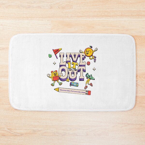 Item preview, Live It Out Love Like Jesus VBS 2025 Christian Camping designed and sold by SpeedyPrints.
