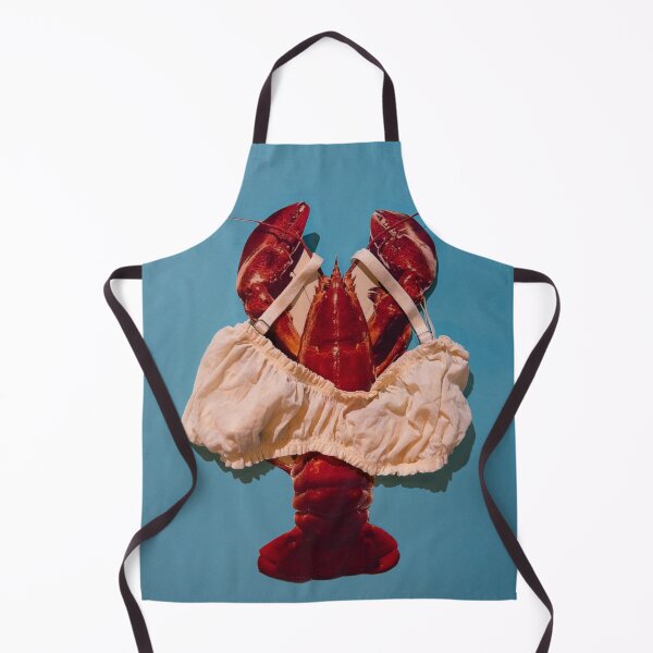 Item preview, Lobster in Linen – Surreal Fashion Collage Art Print designed and sold by artbycazlyn.