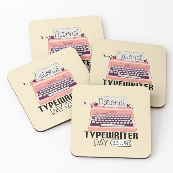 Item preview, 23 June National Typewriter Day - Wacky Holidays designed and sold by ChemicalXShop.