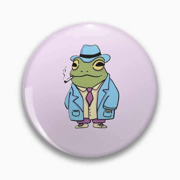 Item preview, Detective frog designed and sold by LuluLaBlanche.