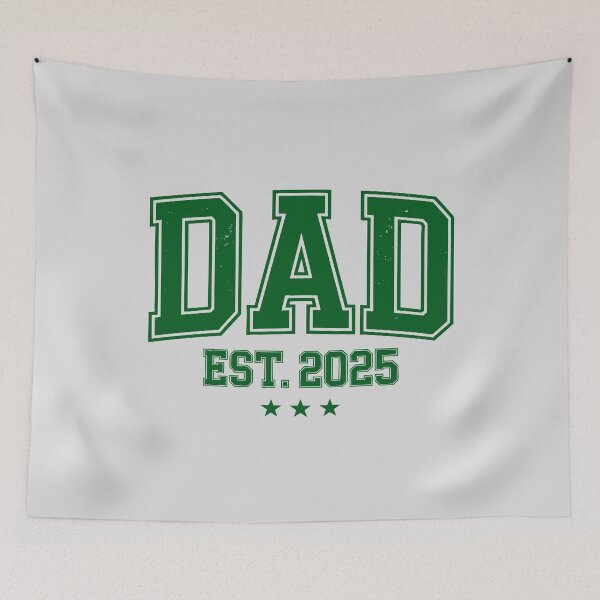 Item preview, New Dad Varsity Style Shirt Est 2025 Gift Fathers Day Newborn designed and sold by w1ckerman.