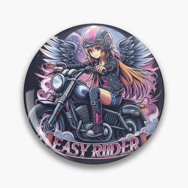 Item preview, Easy Rider Girl Motorbike Angel designed and sold by KTGim.