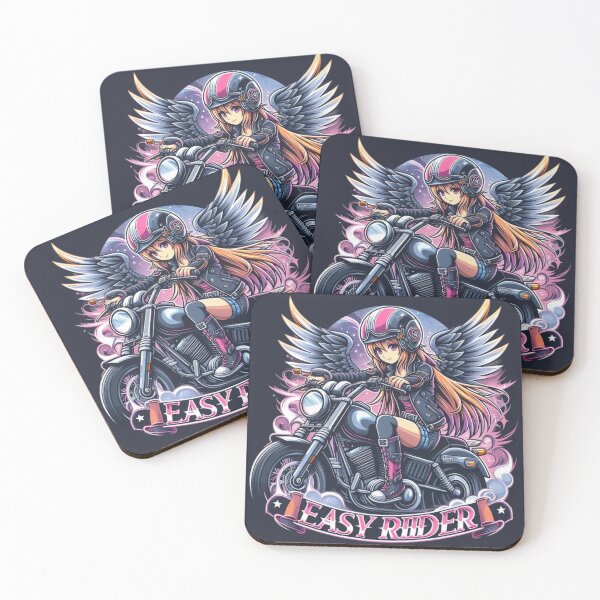 Item preview, Easy Rider Girl Motorbike Angel designed and sold by KTGim.
