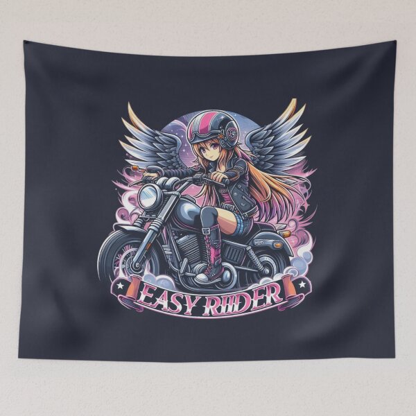 Item preview, Easy Rider Girl Motorbike Angel designed and sold by KTGim.