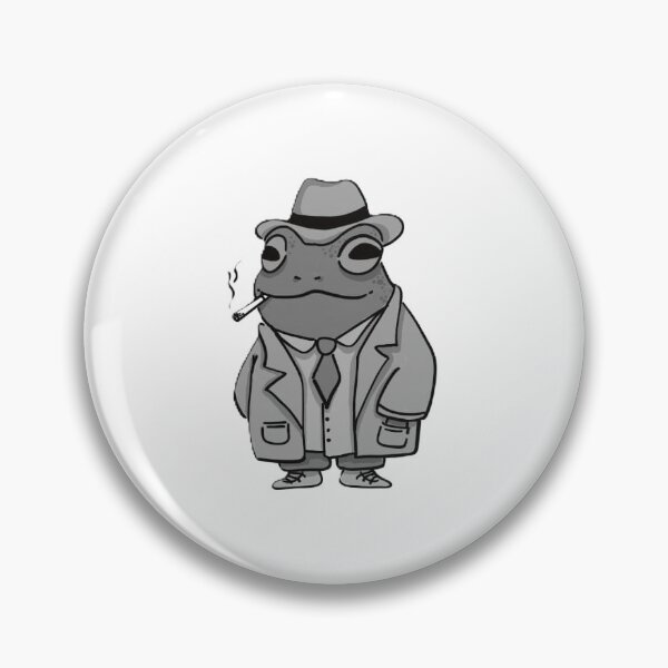 Item preview, Detective frog (film noir) designed and sold by LuluLaBlanche.