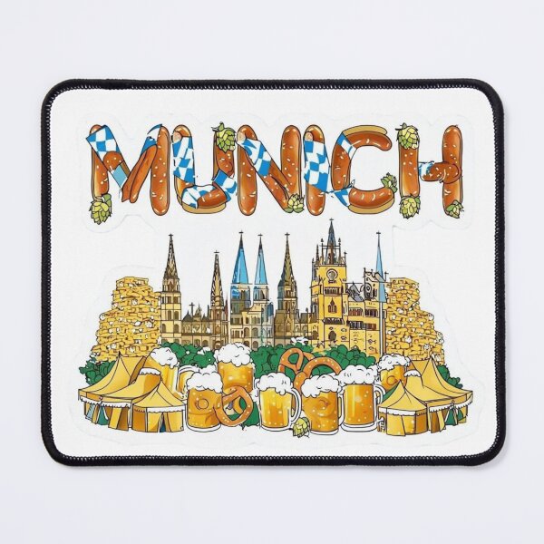 Item preview, MUNICH Lager Kingdom Travel, Aestetic, Trendy,Reloaded, Viral Drop 2025 designed and sold by Imaginarium of Chaos falcon88 .