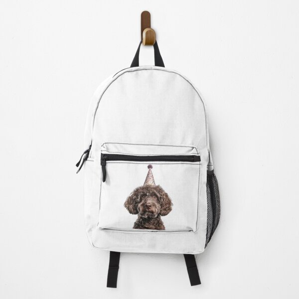Item preview, Cute Lagotto Romagnolo dog with Party Hat Birthday Celebration designed and sold by LazyOwlStore.