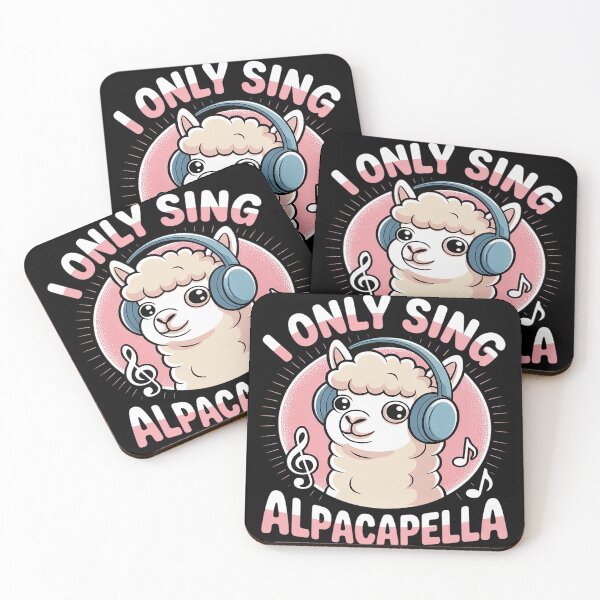 Artikelvorschau, Musikfan I ONLY SING ALPACAPELLA Lama Lustiges Alpaka entworfen und verkauft von MAKOPOKOShop.