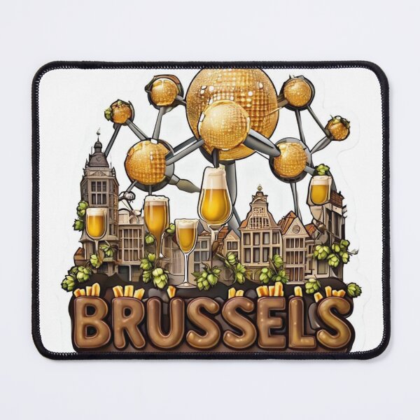 Item preview, BRUSSELS Ale Spire District Travel, Aestetic, Trendy,Reloaded, Viral Drop 2025 designed and sold by Imaginarium of Chaos falcon88 .