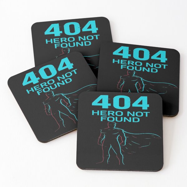 Item preview, 404 HERO NOT FOUND – Glitchcore Antihero Art for the Digitally Ghosted designed and sold by astersgraphics.