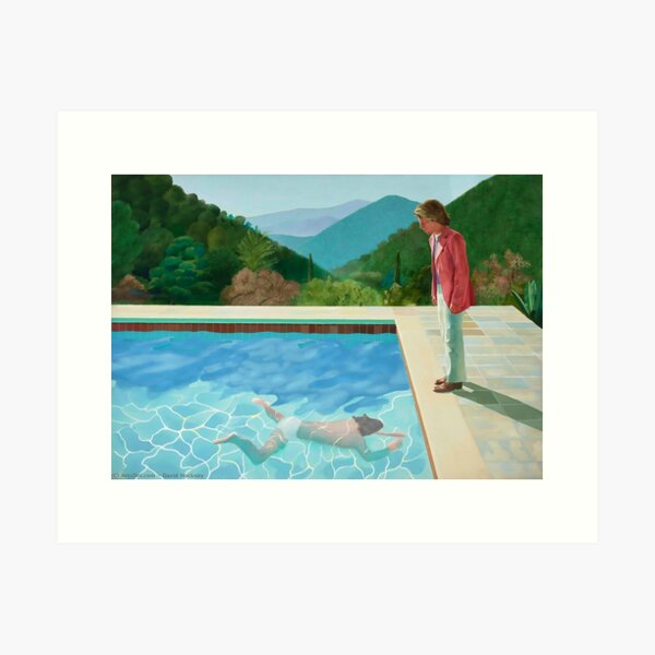 Item preview, David Hockney Portrait of an artist designed and sold by Ceremonials-.