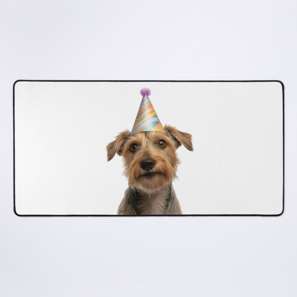 Item preview, Cute Lakeland Terrier dog with Party Hat Birthday Celebration designed and sold by LazyOwlStore.